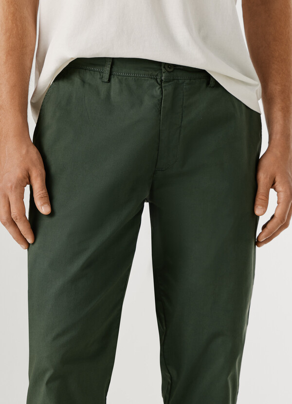 SLIM FIT CHINO TROUSERS