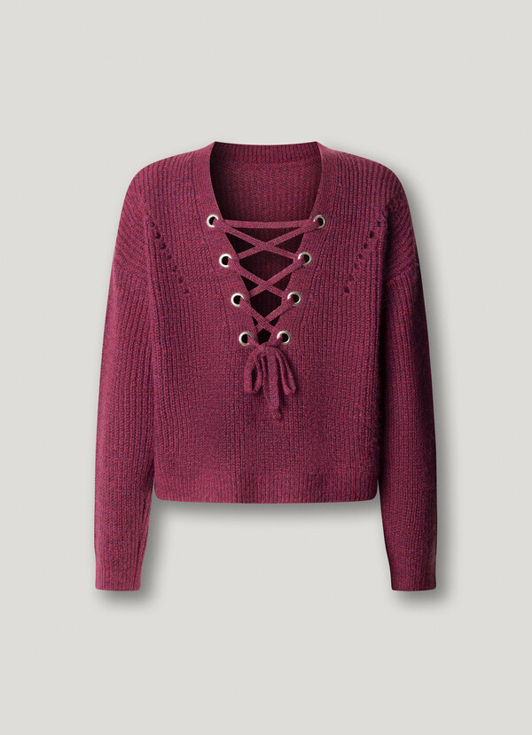 V-NECK KNIT JUMPER