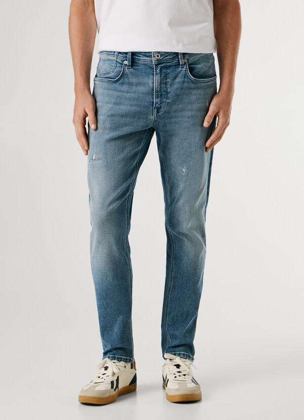 TAPER FIT MID-RISE JEANS - STANLEY