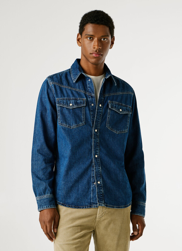 REGULAR FIT DENIM SHIRT