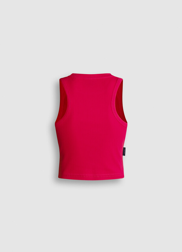 CROPPED SLEEVELESS TOP