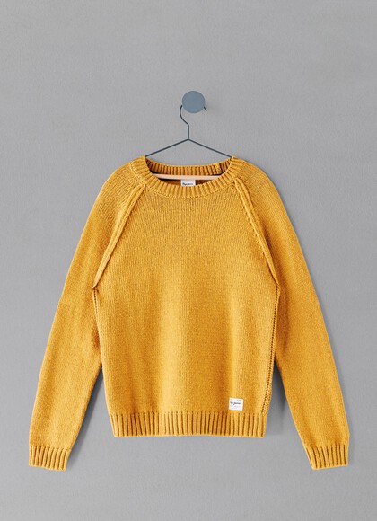 REGULAR FIT CREW NECK KNIT JUMPER