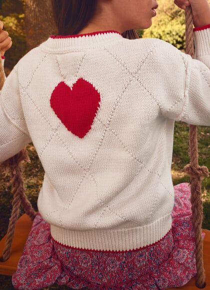 DIAMOND KNIT JUMPER