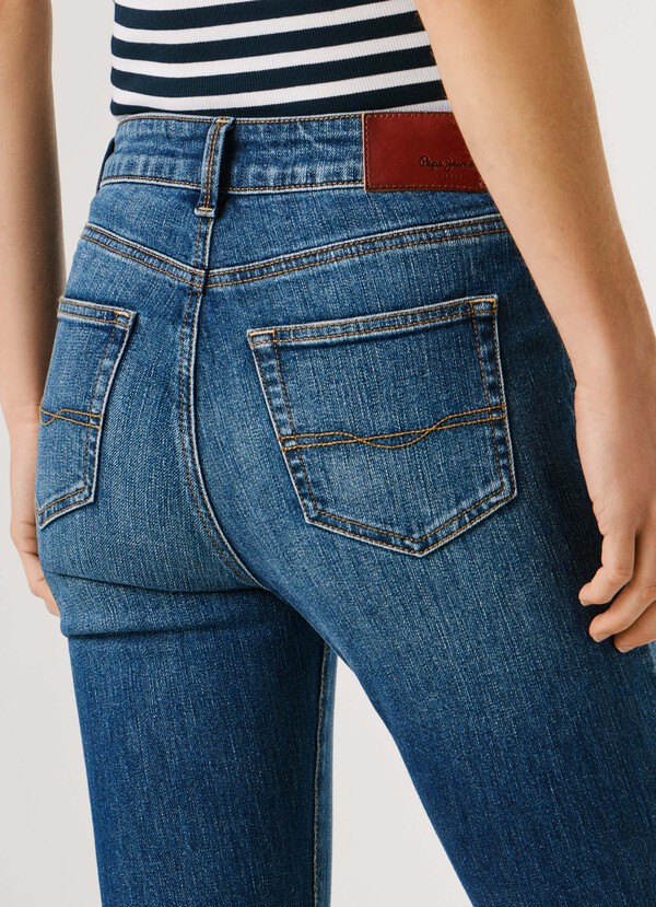 MID-RISE SKINNY FIT JEANS - REGENT