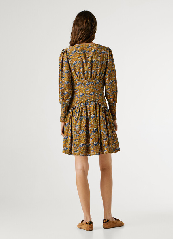 FLORAL PRINT MINI DRESS