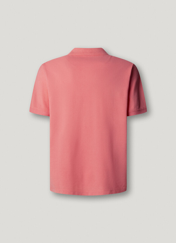 GARMENT DYED PIQUE POLO SHIRT