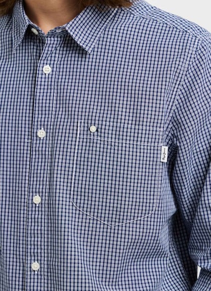 REGULAR FIT CHECKED POPLIN SHIRT