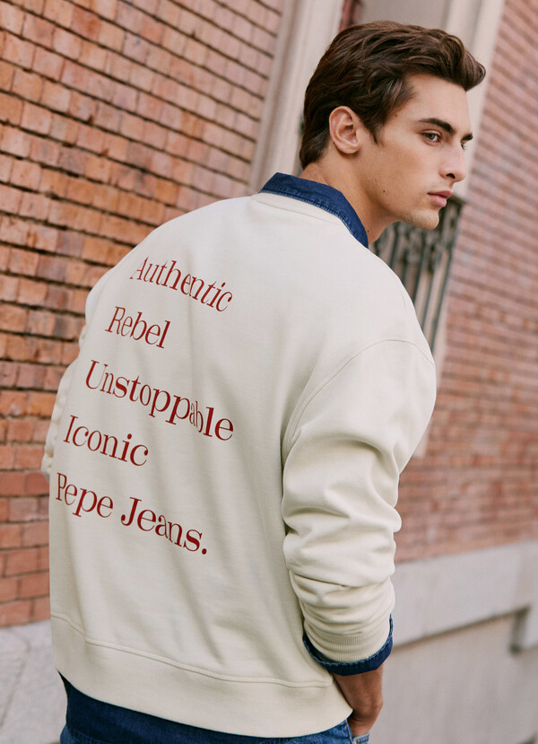 RELAXED FIT CREW NECK SWEATSHIRT