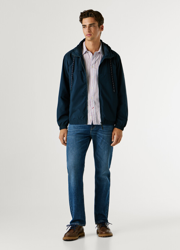 HOODED WINDBREAKER JACKET