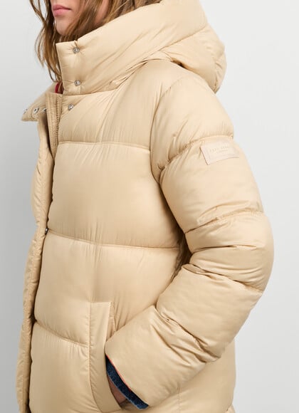LONG PADDED WATERPROOF PUFFER JACKET