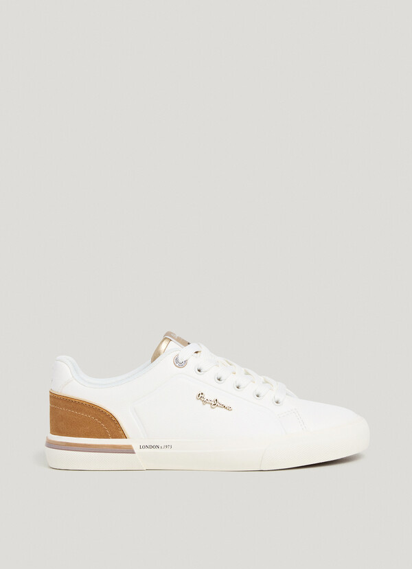 ZAPATILLAS CL&Aacute;SICAS CON DETALLES EN ANTE - KENTON