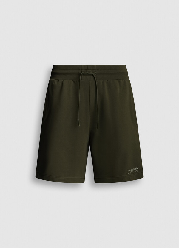 SLIM FIT FLEECE BERMUDA SHORTS