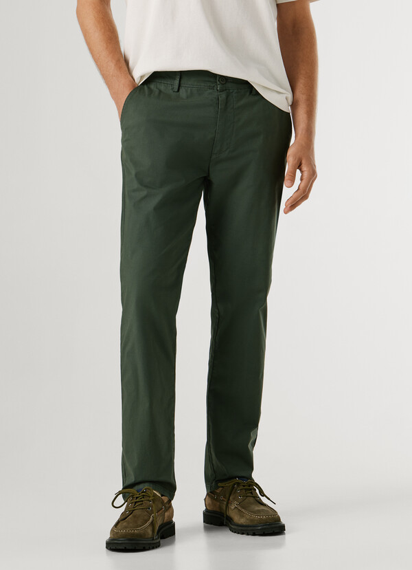 SLIM FIT CHINO TROUSERS