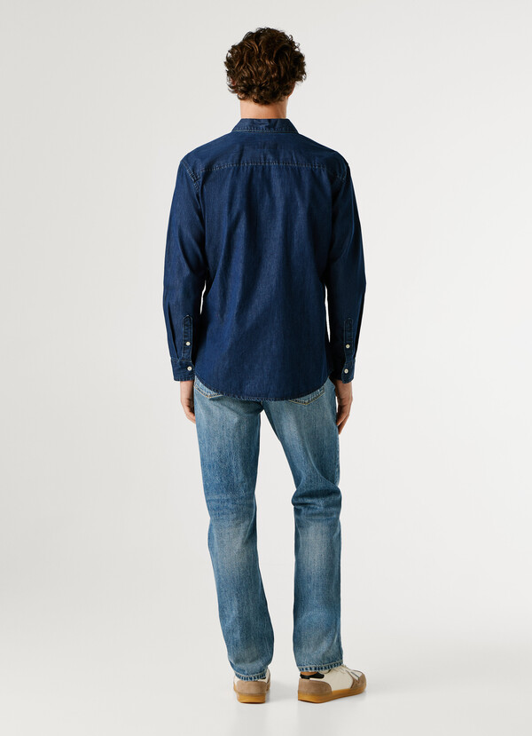 SLIM FIT DENIM SHIRT