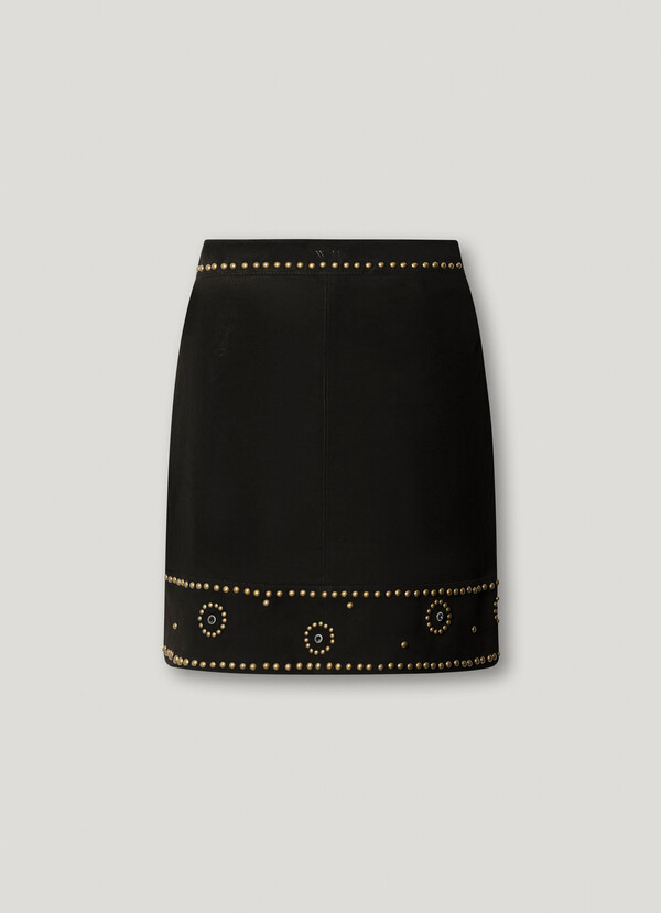 SUEDE MINI SKIRT