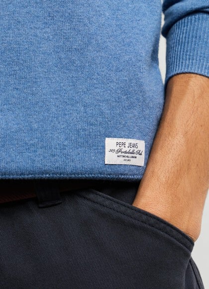 REGULAR FIT CREW NECK KNIT JUMPER