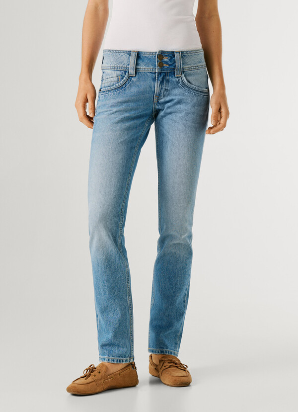 MID-RISE SLIM FIT JEANS - ICONIC GEN