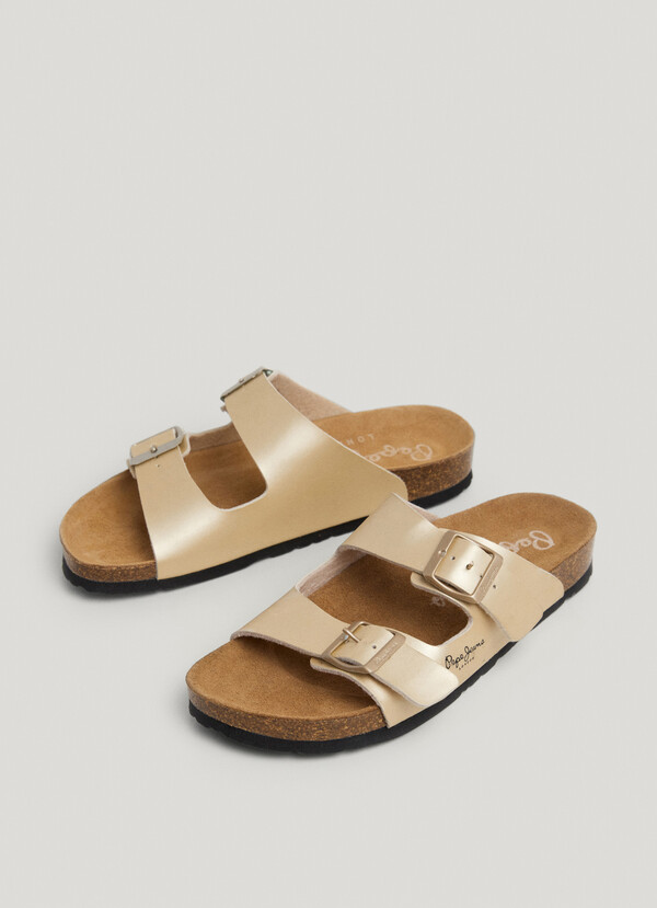 SANDALS WITH DOUBLE BUCKLE