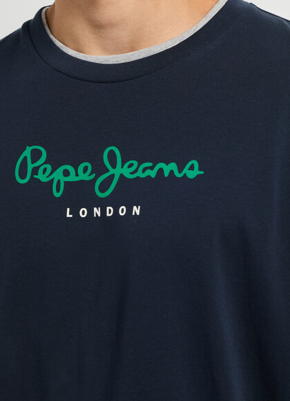 REGULAR FIT LOGO PRINT T-SHIRT