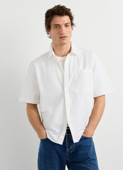 CASUAL FIT POPLIN SHIRT