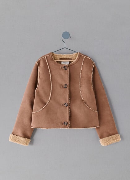 REVERSIBLE BUTTON-UP JACKET