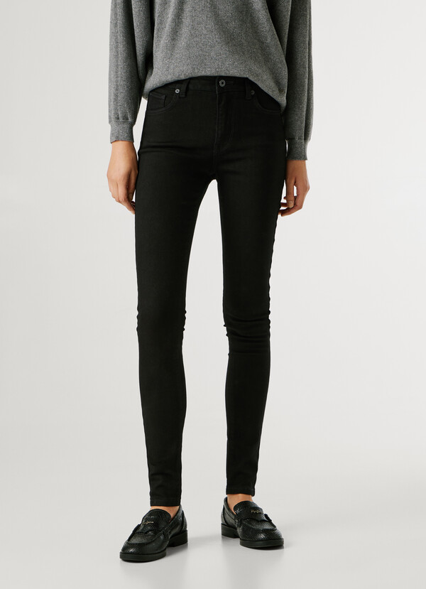 MID-RISE SKINNY FIT JEANS - REGENT