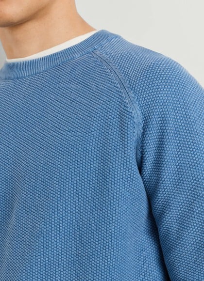 REGULAR FIT PIQU&Eacute; JUMPER