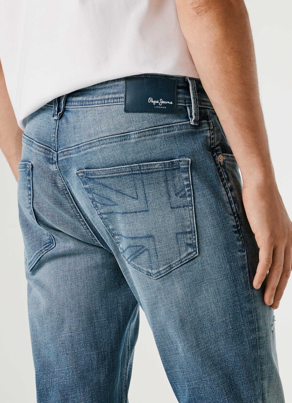 TAPER FIT MID-RISE JEANS - STANLEY