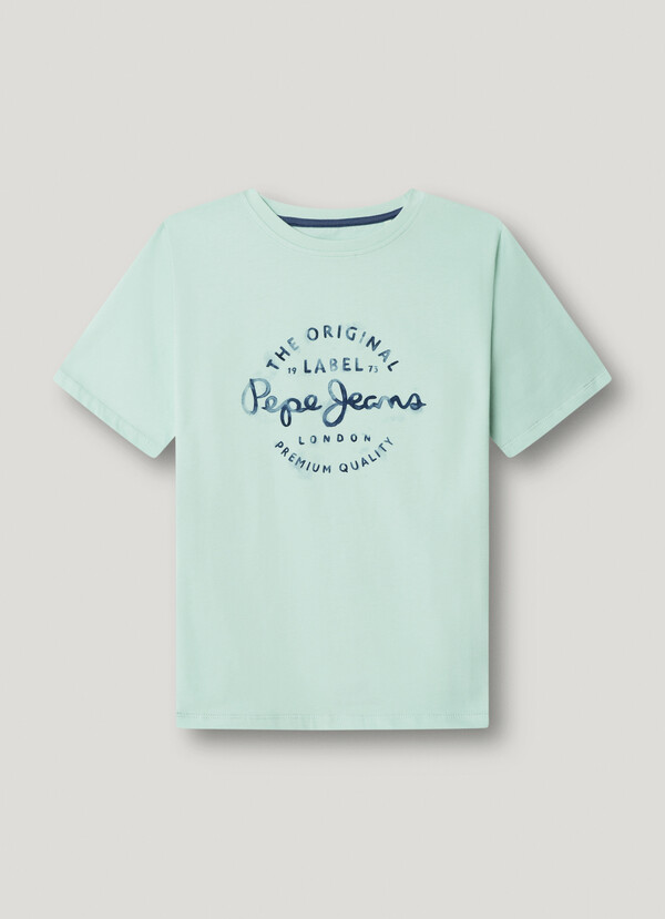 REGULAR FIT LOGO PRINT T-SHIRT