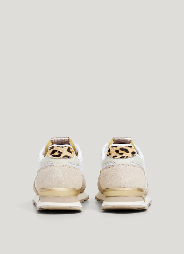 ANIMAL PRINT RUNNING TRAINERS - BRIT