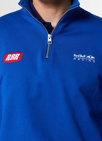 RELAXED FIT HALF-ZIP SWEATSHIRT
