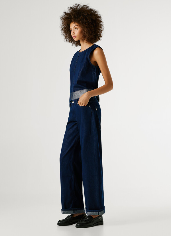 HIGH-RISE WIDE FIT JEANS - LINA