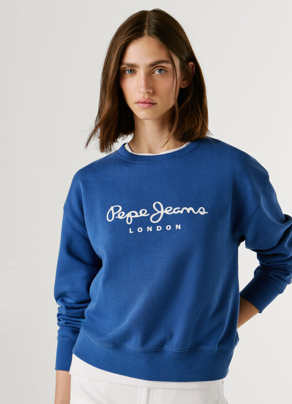 CREW NECK LOGO SWEATSHIRT