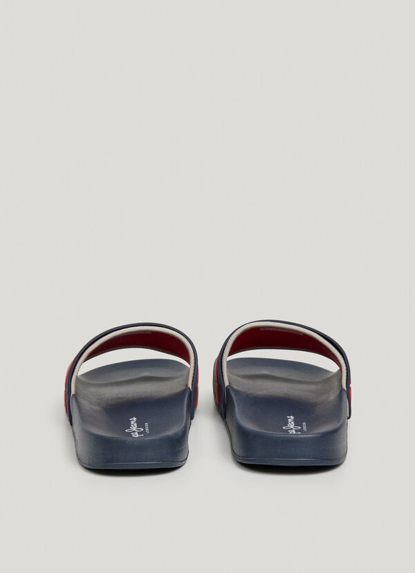 SLIDER SANDALS WITH LOGO