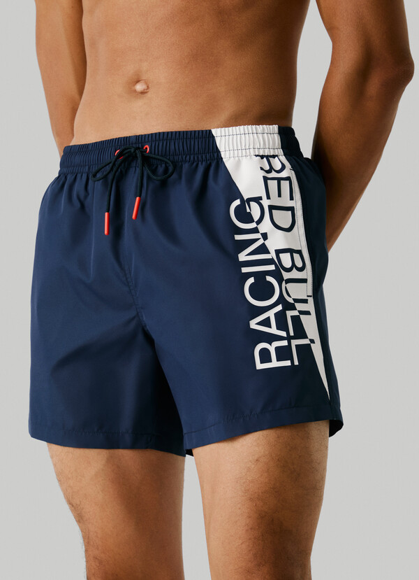 MAXI LOGO BERMUDA SWIM SHORTS