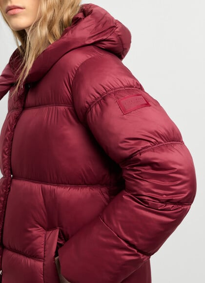 LONG PADDED WATERPROOF PUFFER JACKET