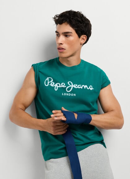 SLIM FIT LOGO PRINT T-SHIRT