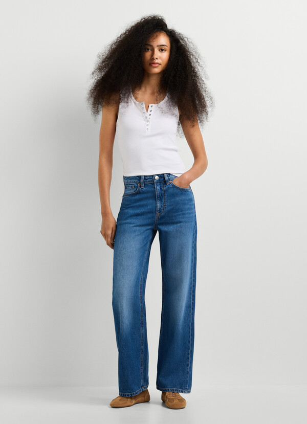 HIGH-RISE STRAIGHT FIT JEANS - LEXA