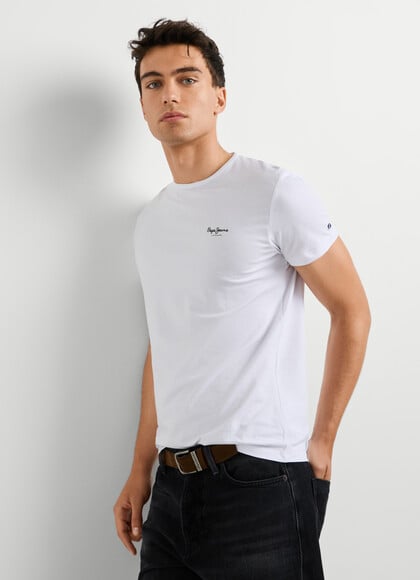 SLIM FIT LOGO PRINT T-SHIRT