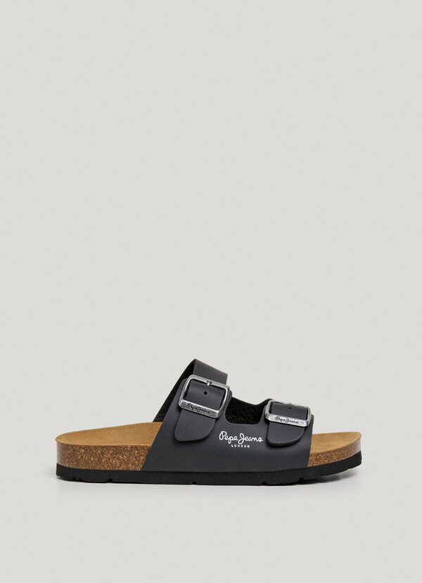 SANDALS WITH DOUBLE BUCKLE