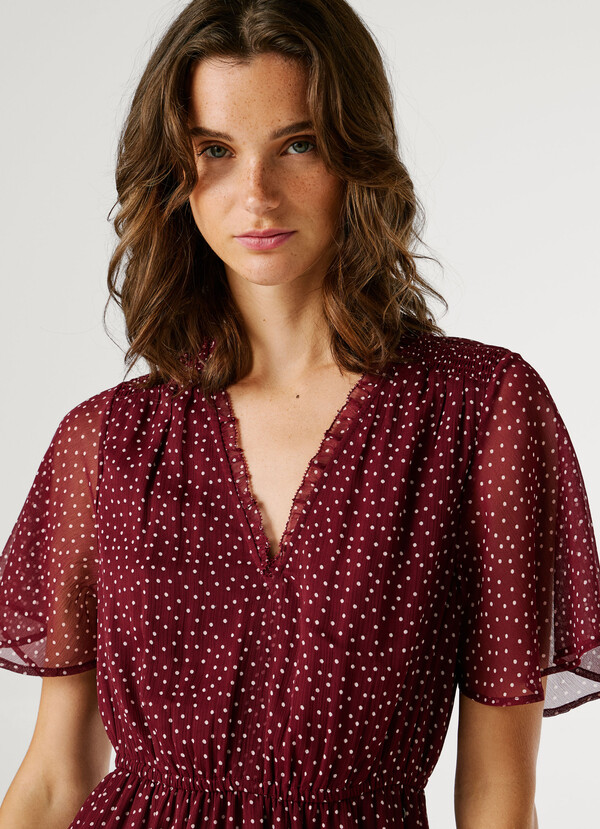 POLKA DOT MINI DRESS