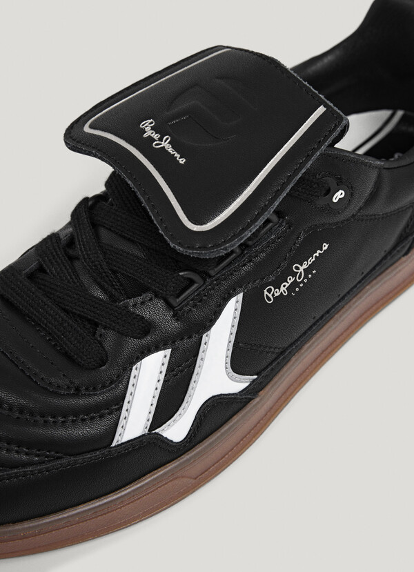 LEATHER CUPSOLE SOLE TRAINERS - BALL