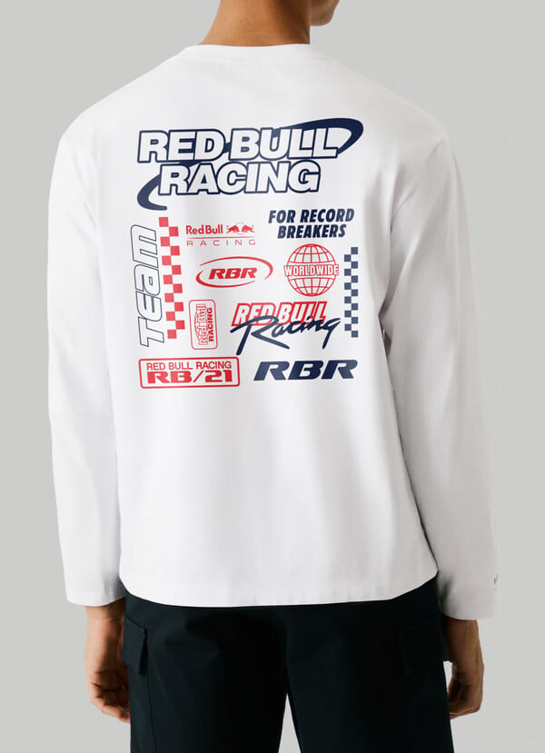 LONG-SLEEVED LOGO PRINT T-SHIRT