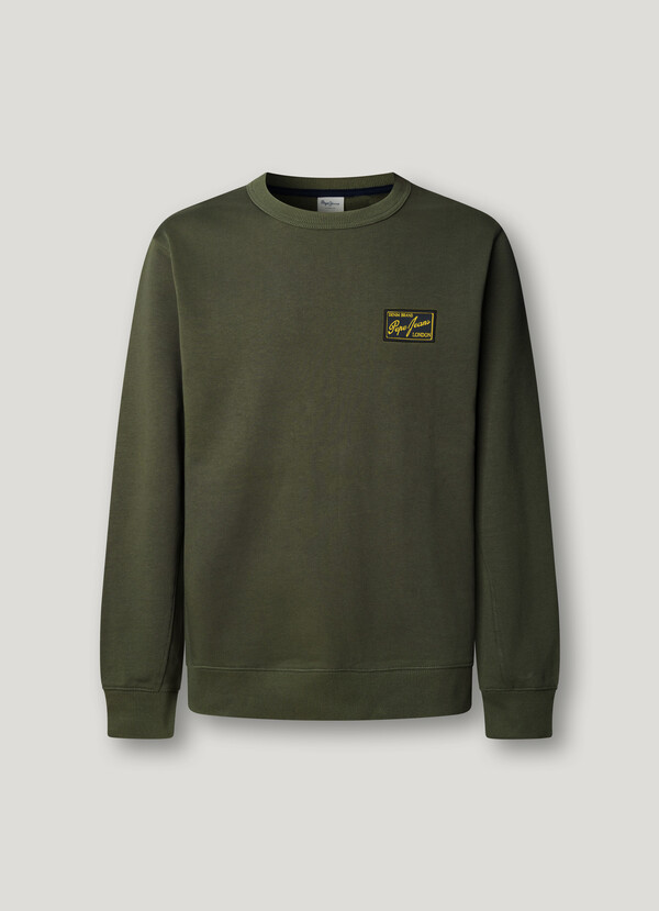 CREW NECK LOGO SWEATSHIRT