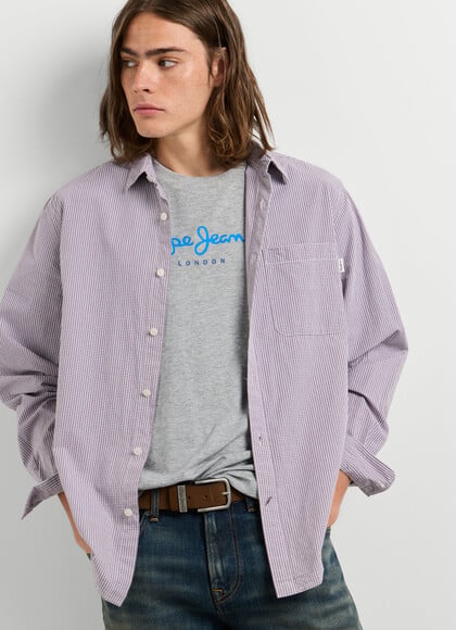 REGULAR FIT CHECKED POPLIN SHIRT