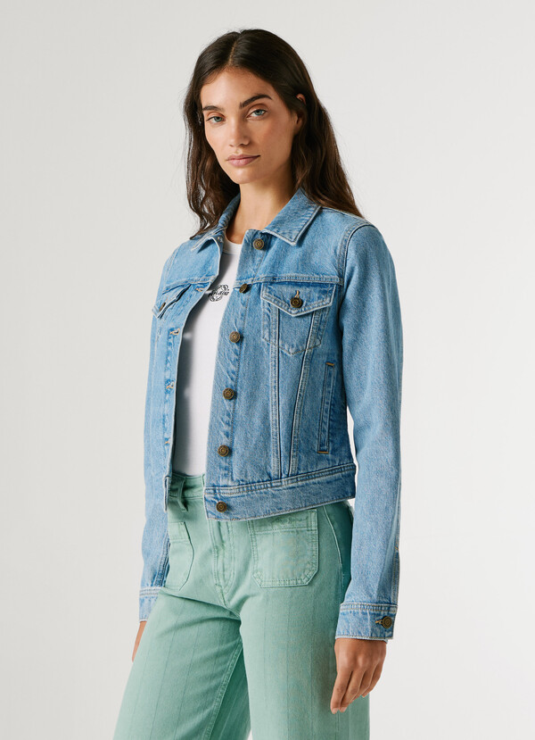 SLIM FIT DENIM JACKET