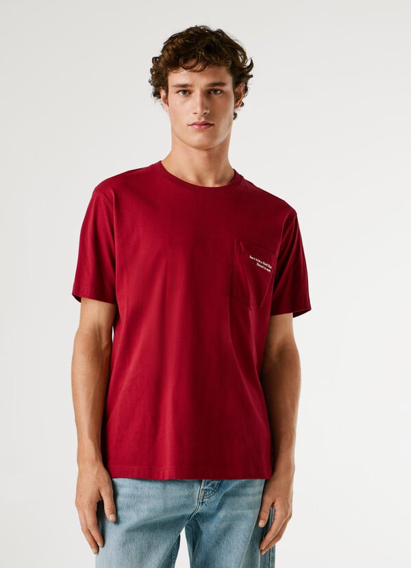 RELAXED FIT FRONT POCKET T-SHIRT