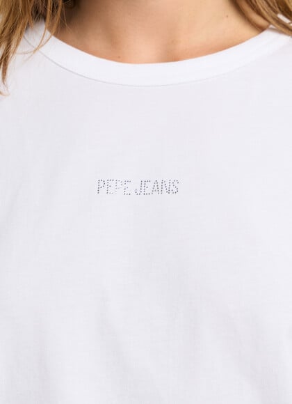 STRASS LOGO T-SHIRT