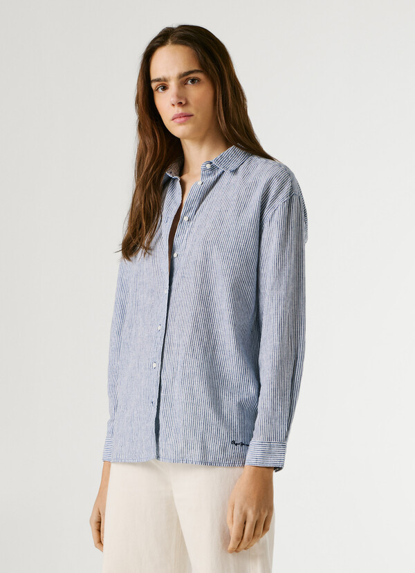 RELAXED FIT STRIPED SHIRT