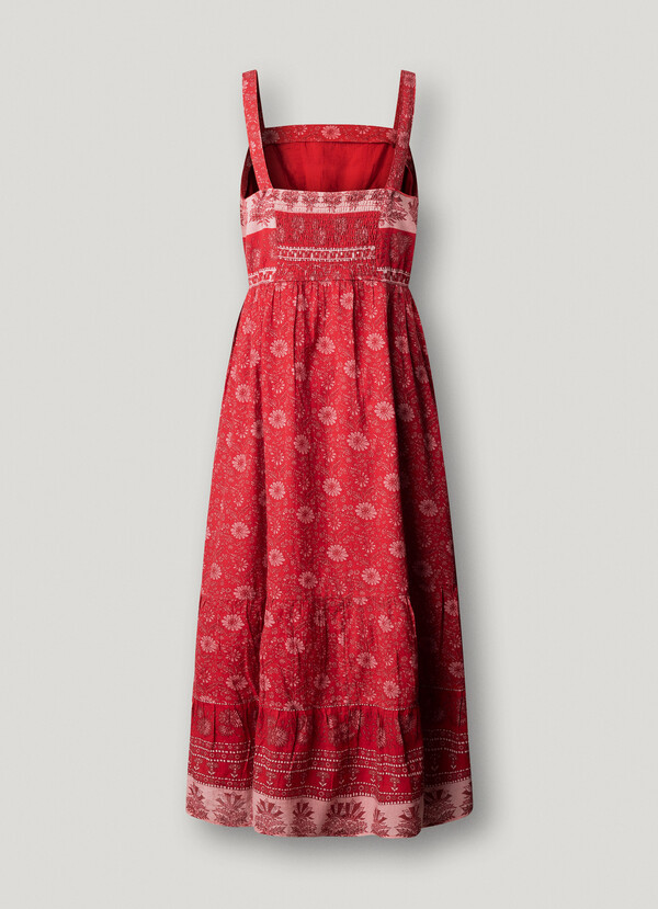 FLORAL PRINT MAXI DRESS